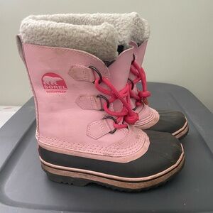 Sorel Black and Gray Winter Boots